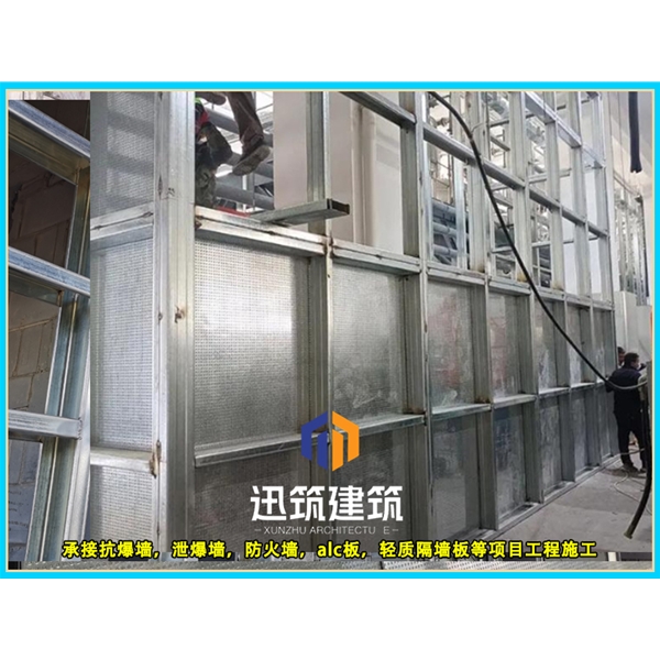 哈尔滨防火抗爆墙 耐火4h 抗爆压力值3mpa